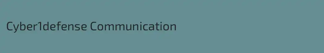 Cyber1defense Communication